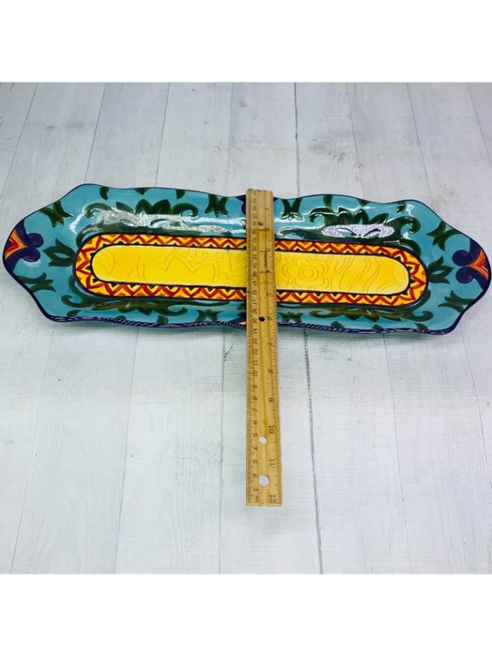 Corsica MERIDA Geometric Vibrant Hand Crafted Stoneware 18